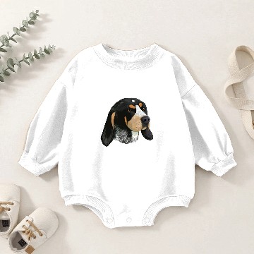Discover Bluetick Coonhound Dog Baby Romper Sweatshirts