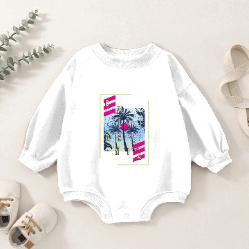 Discover Los Angeles Baby Romper Sweatshirts