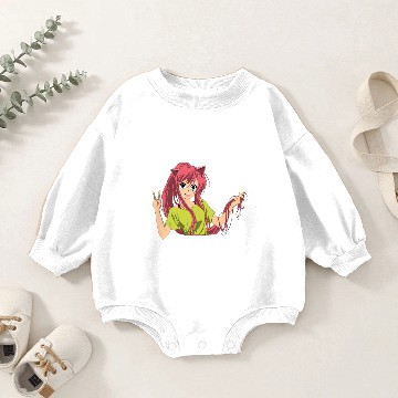 Discover Waifu Baby Romper Sweatshirts