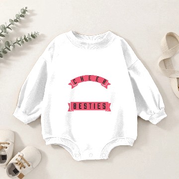 Discover Cheer Besties Baby Romper Sweatshirts