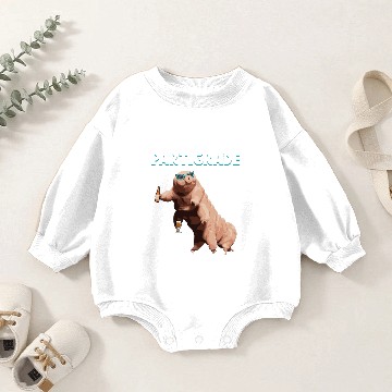 Discover Tardigrade Water Bear Microbiologist Student Party Baby Romper Sweatshirts