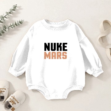 Discover Nuke Mars Baby Romper Sweatshirts