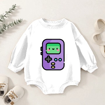 Discover Kawaii Game Boy Baby Romper Sweatshirts