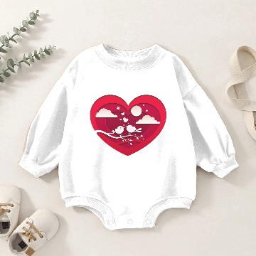 Discover love bird Baby Romper Sweatshirts