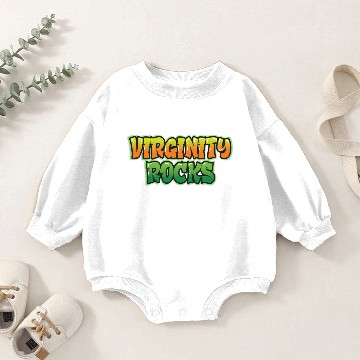 Discover Virginity Rocks Baby Romper Sweatshirts