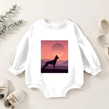 Discover Belgian Malinois Baby Romper Sweatshirts