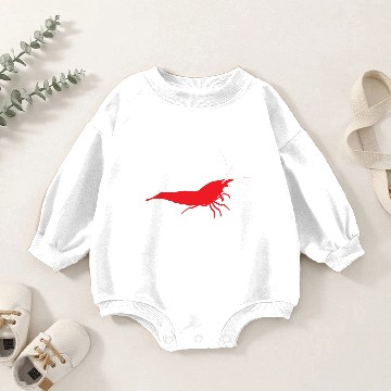 Discover Red Fire Shrimp Baby Romper Sweatshirts