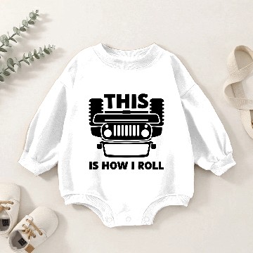 Discover This is How I Roll Jeep Hawaiians Baby Romper Sweatshirts