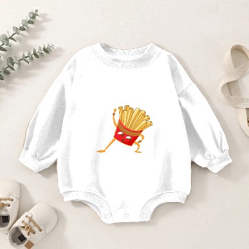 Discover French fries Baby Romper Sweatshirts