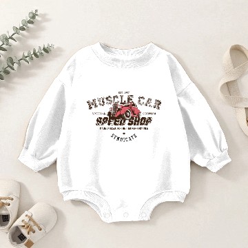 Discover muscle car Baby Romper Sweatshirts
