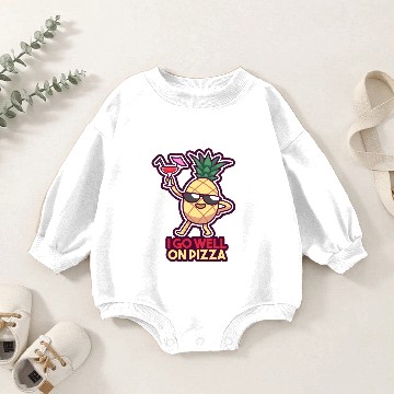 Discover Pineapple pizza party cocktail gift Baby Romper Sweatshirts