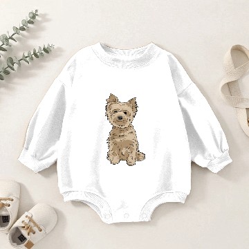 Discover Yorkshire Terrier Dog Breed Baby Romper Sweatshirts