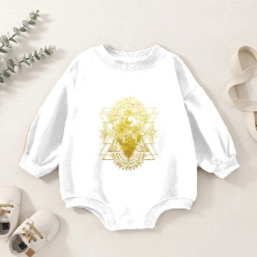 Discover Magic Gate Geometric Mandala Hipster Design Baby Romper Sweatshirts