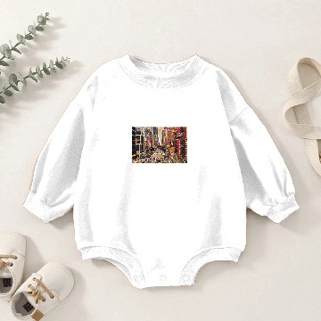 Discover New York City Skyline Art Sights Landmark Baby Romper Sweatshirts