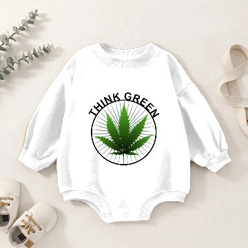 Discover Hemp Think green Baby Romper Sweatshirts