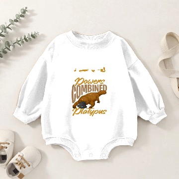 Discover Platypus beaver Baby Romper Sweatshirts