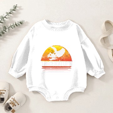 Discover Triceratops Baby Romper Sweatshirts