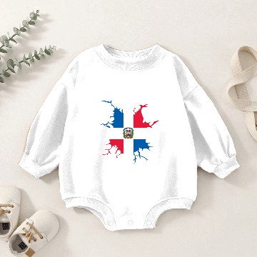 Discover Dominican Republic Inside Baby Romper Sweatshirts