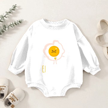 Discover Funny jealous fried egg Baby Romper Sweatshirts