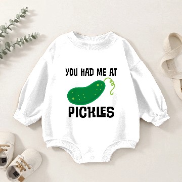 Discover Funny Pickle Lover Baby Romper Sweatshirts