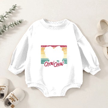Discover Chow Chow Baby Romper Sweatshirts