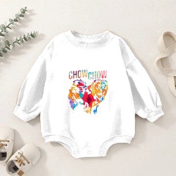 Discover Chow Chow Baby Romper Sweatshirts