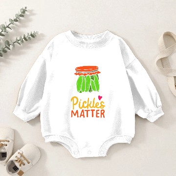 Discover Pickle Vegansim Baby Romper Sweatshirts