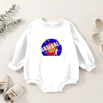 Discover BASEBALL is Life Baby Romper Sweatshirts