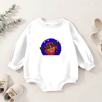 Discover BASEBALL is Life Baby Romper Sweatshirts