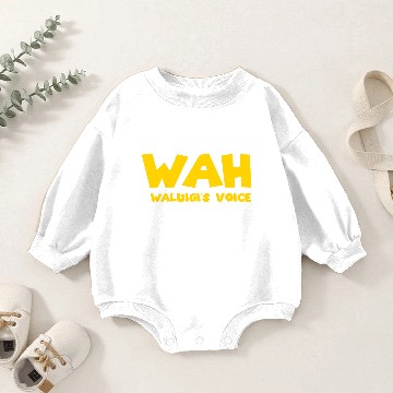 Discover Waluigi Voice wah Baby Romper Sweatshirts