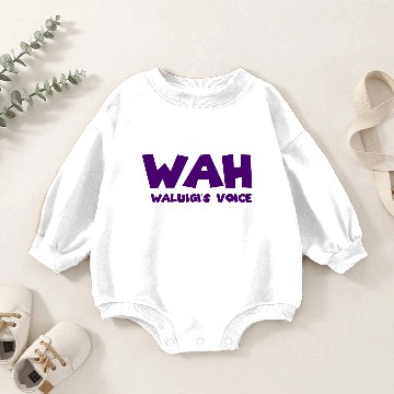 Discover Waluigi Voice wah Baby Romper Sweatshirts