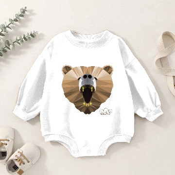 Discover Hungry Bear Women's V-Neck Baby Romper Sweatshirts