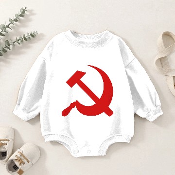 Discover Hammer and Sickle Baby Romper Sweatshirts