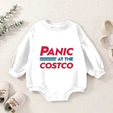 Discover Panic At The Costco Baby Romper Sweatshirts