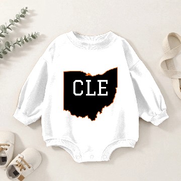 Discover CLE Cleveland Ohio Baby Romper Sweatshirts