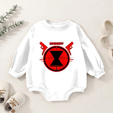 Discover Black Widow Desing Baby Romper Sweatshirts