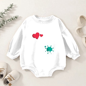 Discover Spread love not a virus Baby Romper Sweatshirts