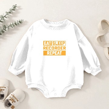 Discover Fancy Recorder Baby Romper Sweatshirts