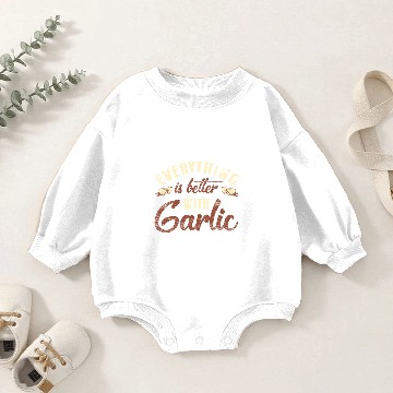 Discover Garlic Baby Romper Sweatshirts