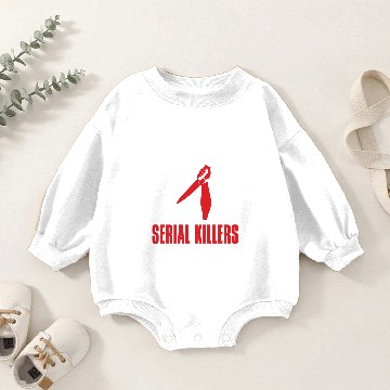 Discover Talk Serial Killer Documentaries Funny Murder Baby Romper Sweatshirts