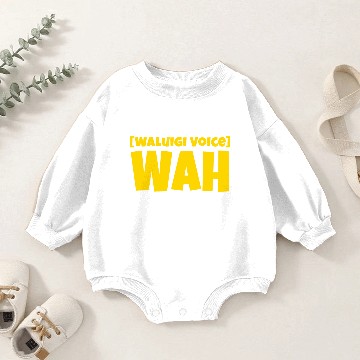 Discover Wah Waluigi Voice Baby Romper Sweatshirts