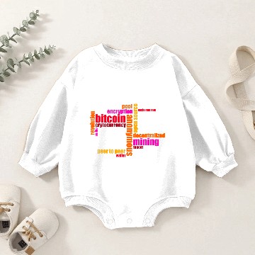 Discover Bitcoin technology - Baby Romper Sweatshirts idea gift.