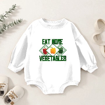 Discover eat more vegetables Baby Romper Sweatshirts