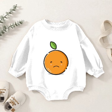 Discover Sad Orange Baby Romper Sweatshirts