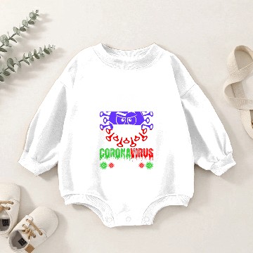 Discover Russian Corona Virus Inside Baby Romper Sweatshirts