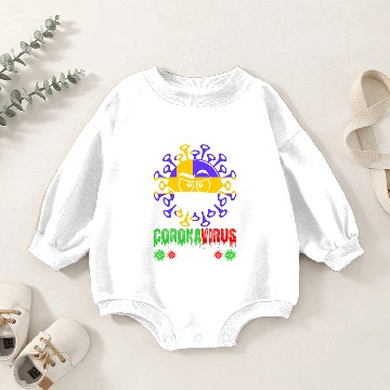 Discover Swedish Corona Virus Inside Baby Romper Sweatshirts
