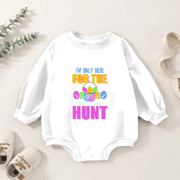 Discover Easter Bunny Eggs funny Happy idea Gift Cool Jesus Baby Romper Sweatshirts