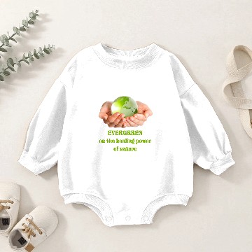 Discover Evergreen Baby Romper Sweatshirts