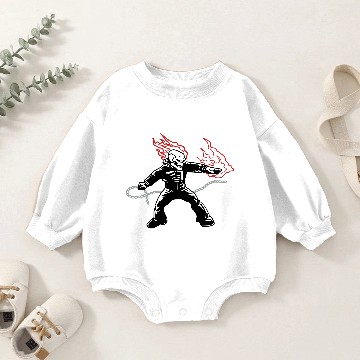 Discover Ghost Rider Baby Romper Sweatshirts