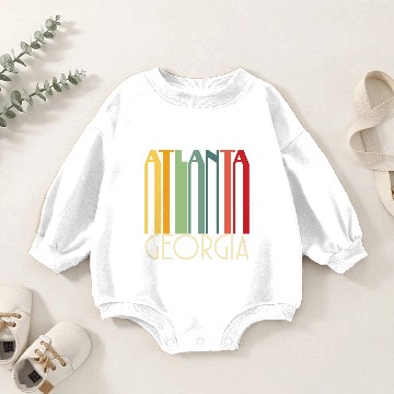 Discover Atlanta Georgia Baby Romper Sweatshirts